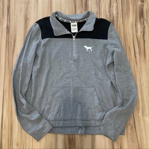 victoria secret PINK quarter zip up